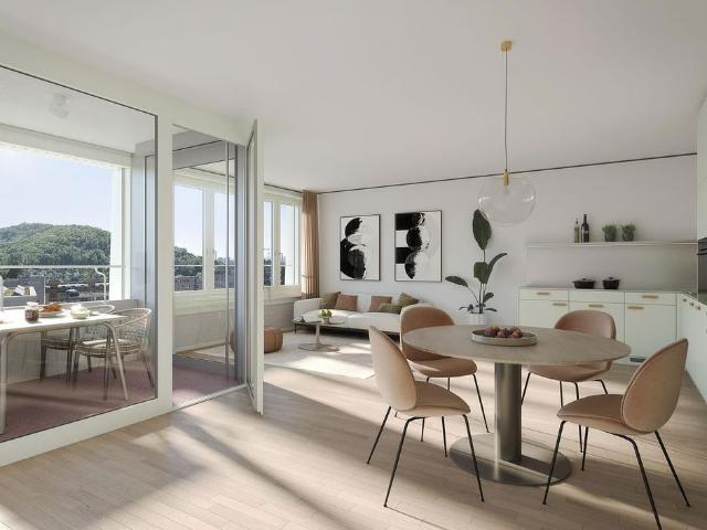 4.5 Zimmer, 106 m², 4. Stock