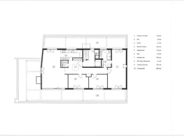 4.5 Zimmer, 135 m², 5. Stock