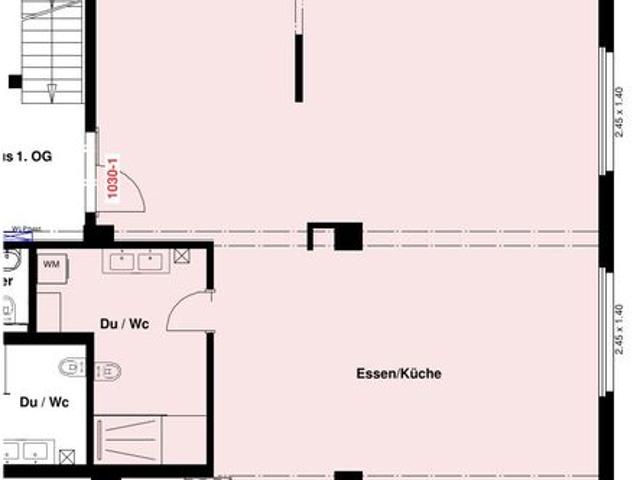 4.5 Zimmer, 206 m², 1. Stock