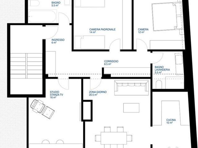 4.5 Zimmer, 2. Stock
