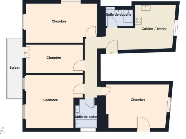 4.5 Zimmer, 80 m², EG
