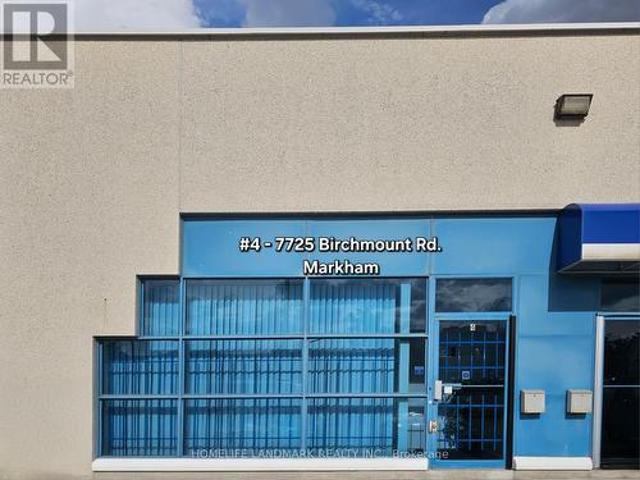 4 7725 Birchmount Road, Markham, ON, L3R 9X3 commercial for sale | Listing ID N13716 | Royal LePage