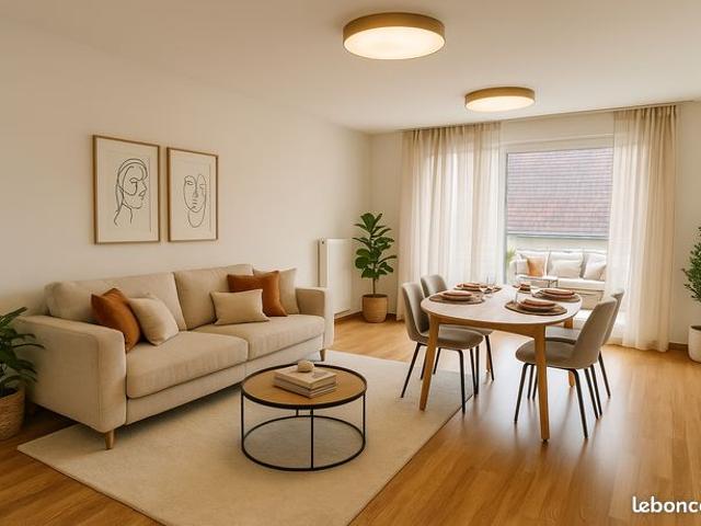 4P 92m² – Terrasse Sud – Dernier étage – Garage – Centre