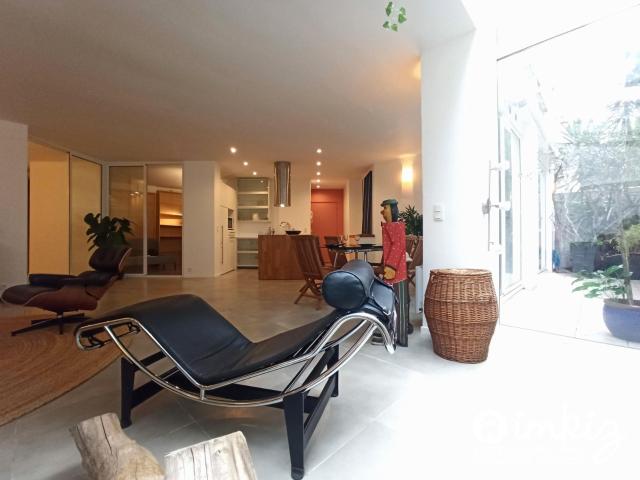 4P au grand volume dans un environnement verdoyant 98m² Paris 19ème