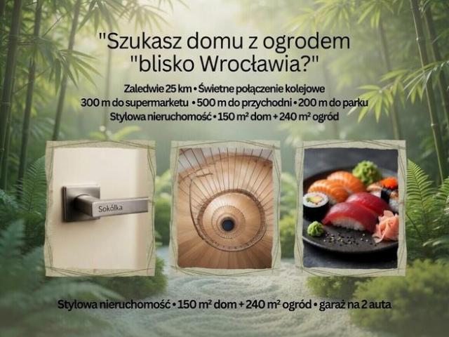 4pok 150met, okolice Wileńskiej TARAS/OGRÓD/GARAŻ Oleśnica