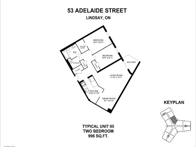 53 Adelaide Street North 2 Bedroom Apartment for Rent at 53 Adelaide St N, Kawartha Lakes, ON K9V 4Y3 Lindsay