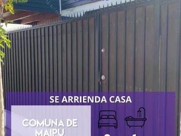 $ 500.000 Casa en Arriendo en Maipú 2 dormitorios 1 baño / Kutt Property