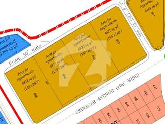 500 Square Yard Beautiful Location Plot with Extra Land Available | CDA Park Enclave Phase I