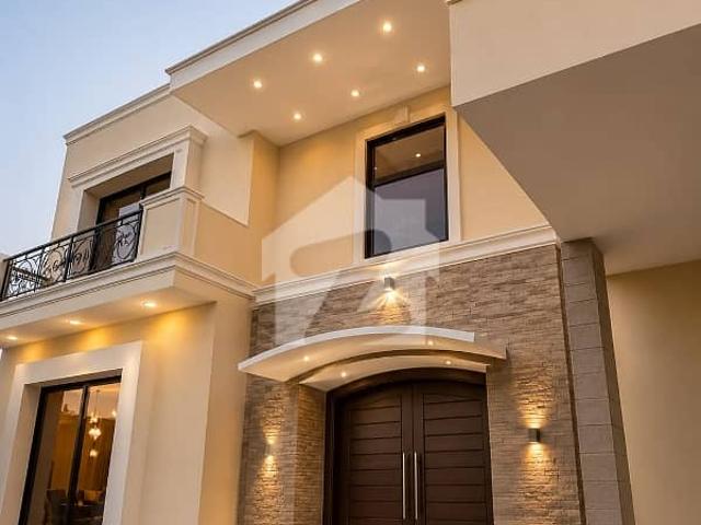 500 square yard most luxurious and architecture ultra modern style double story bungalow with basement for rent in dha phase 8. Most elite class location in dha karachi