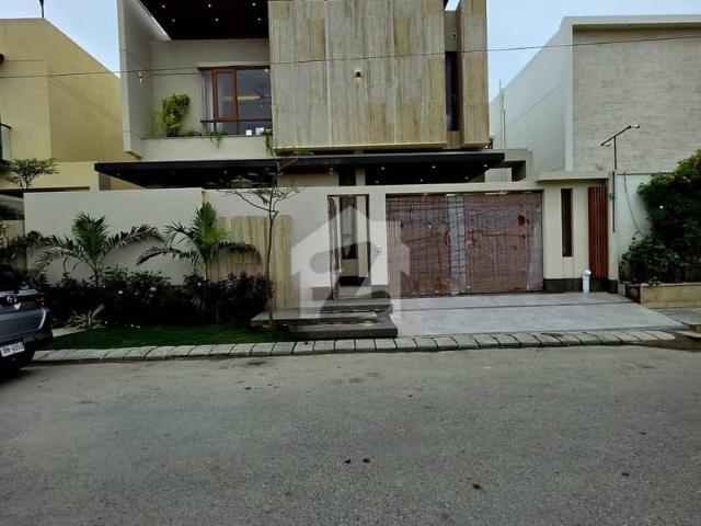 500 Yards Brand New Bungalow With Pool Basement Top Quality Finishes Available For Sale