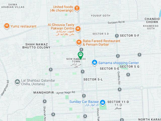 500 Yards, Industrial Plot, Sector 6B, New Karachi Saba Cinema