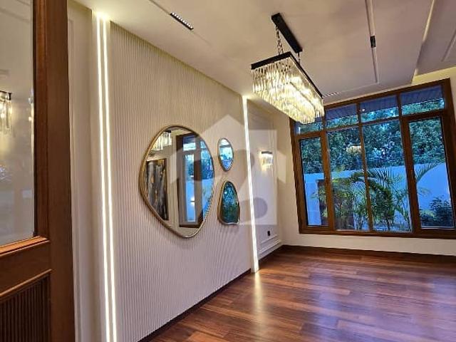 500 Yards Top Quality Brand New Bungalow Semi Furnished With Pool Basement Available For Sale
