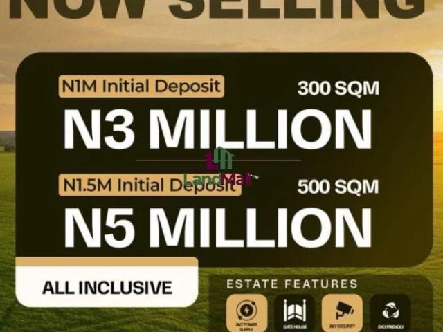 500sqm dry land for sale in gwagalada, abuja