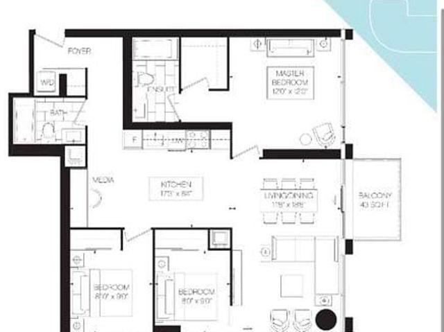 502 2A Church St Church Street, Toronto | 3Beds/2Bath, Condo, $4,000/mo | Condos. Ca