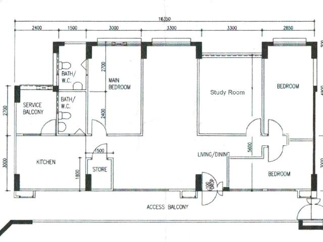 504 Woodlands Drive 14 HDB Apartment For Sale, $698,000, 4 Bed 2 Bath 1,313 sqft $532.00 psf