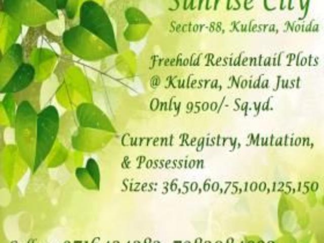 50 Sq Yd Residential Plot In Sunrise City, Kulesara, Greater Noida