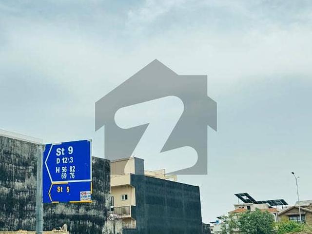 50x90 plot available on prime location in d 12