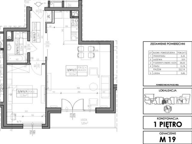 52,14 m2 APARTAMENT NAD KIELECKIM ZALEWEM