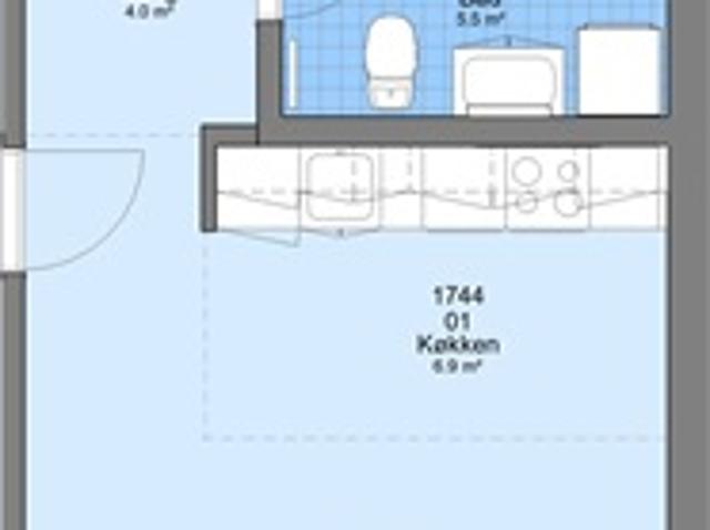 57 m2 lejlighed i Esbjerg Ø
