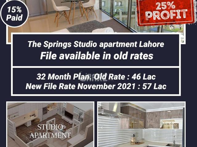 560 Square Feet Apartment for Sale in Lahore The Spring Apartments House