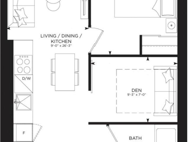 5802 8 Wellesley Street, Toronto | 1+1Beds/1Bath, Condo, $2,950/mo | Condos. Ca