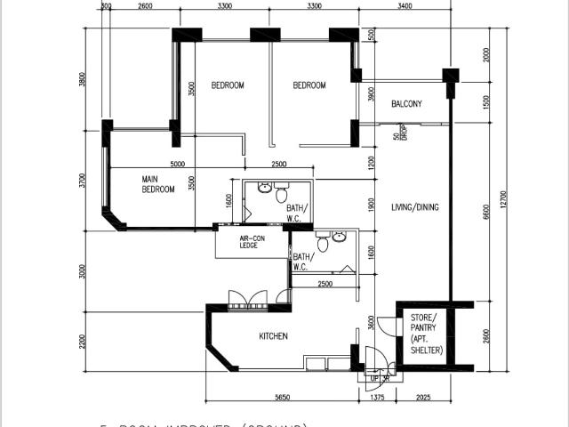 584 Woodlands Drive 16 HDB Apartment For Sale, $600,000, 3 Bed 2 Bath 1,184 sqft $507.00 psf