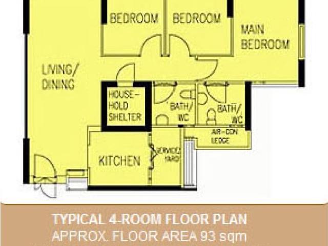 590B Montreal Link HDB Apartment For Sale, $628,000, 3 Bed 2 Bath 1,001 sqft $627.00 psf