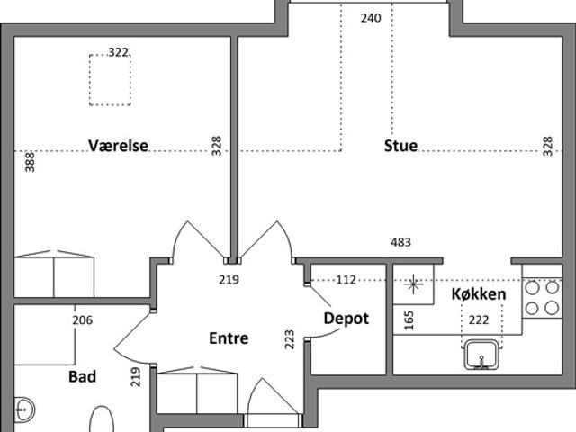 59 m2 lejlighed på Simonivej, Pandrup, Nordjylland