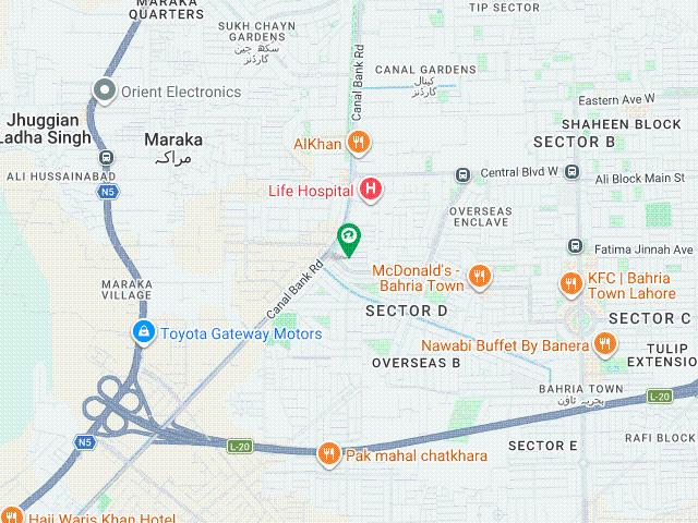 5 marla building for rent non furnished