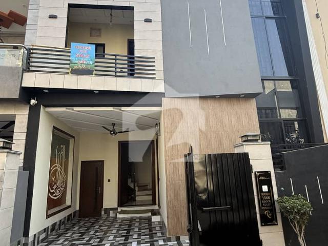 5 Marla Brand New Facing Park House Available For Rent First Entry