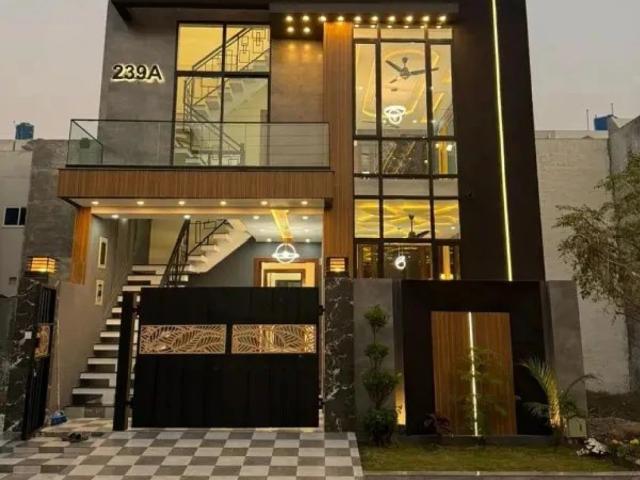 5 Marla Brand New Half Triple Storey House For Sale With Bbq Rooftop In AL Hafeez Garden Phase 5 Canal Road Lahore GT Road ID 102797