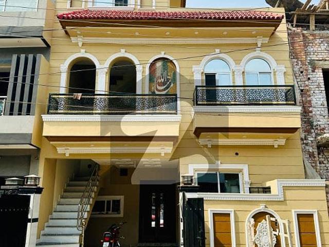 5 Marla Brand new Spanish House Front Elevation is Up for Sale EDEN boulevard