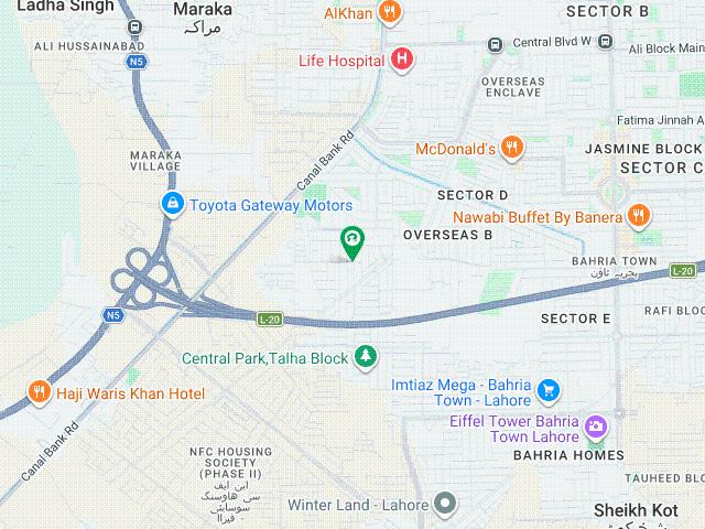 5 Marla Commercial Plot Facing Canal For Sale