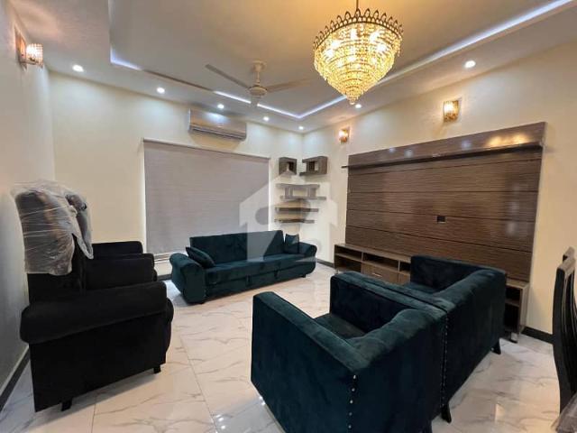 5 marla fully furnished lower portion with basement for rent in aa block bahria town lahore