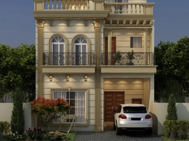5 Marla grey structure Spanish Villa house Multan Royal orchard ID 74668