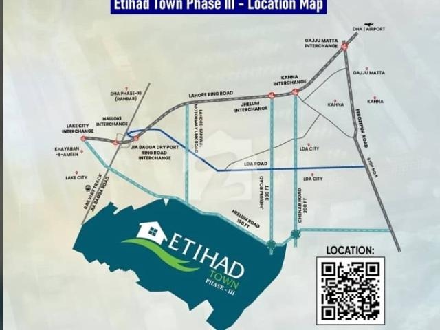 5 Marla Hot Location Residential Plot Available For Sale In Etihad Town Phase 3