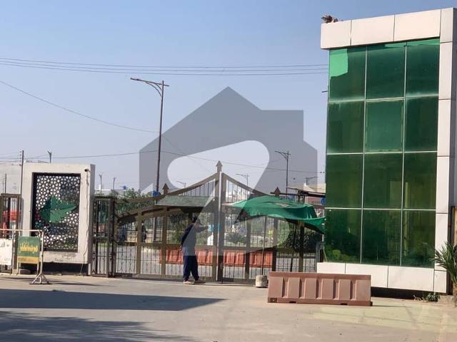 5 Marla Mian Boulevard 85 ft Road Plot For Sale