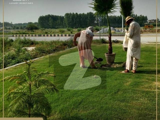 5 marla plot for sale at forefront gold city Mardan
