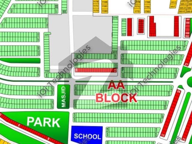 5 Marla Plot For Sale In Bahria Town AA Block
