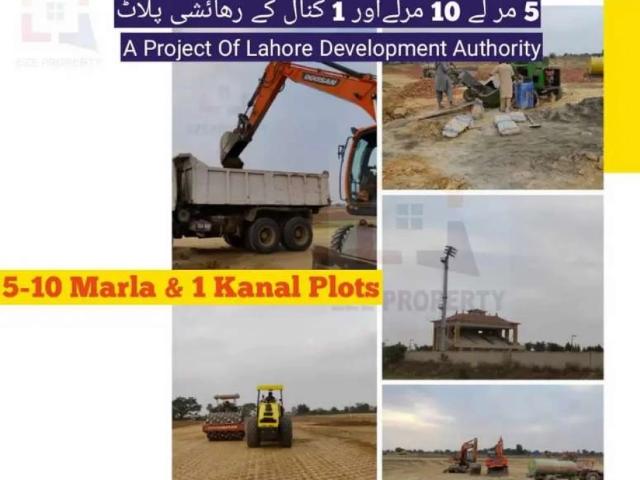 5 Marla plot for sale in Q block Lda City Lahore LDA City ID 18603