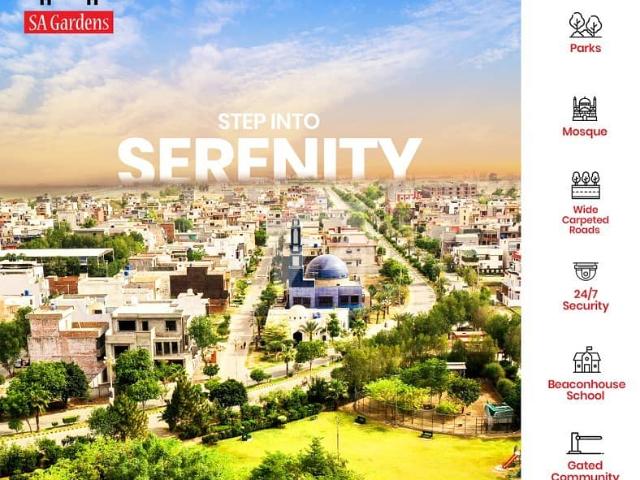 5 Marla Plot Urgent For Sale In SA Garden Phase 2 Badar C Block