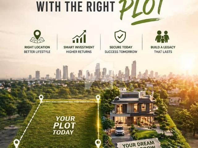 5 Marla Residential Plot For Sale In Iqbal Block Prime Hot Location