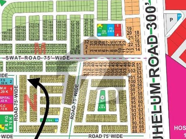 5 Marla Residential Plot on Ground Carpet Rd in N Block LDA City