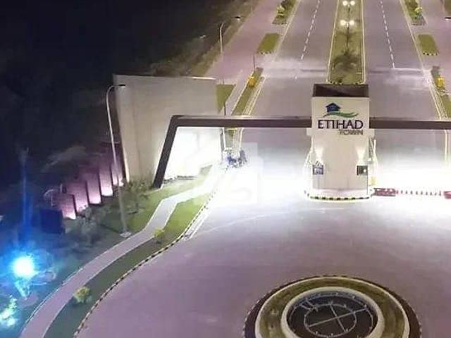 5 marla residential plots on 3 years instalment plan in etihad town phase 3 on a prime location of main pine avenue road lahore just 0.5km from ring road lahore