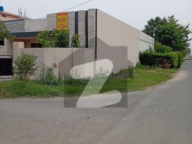 5 marla single story house facing park + corner p block khayaban e amin block p