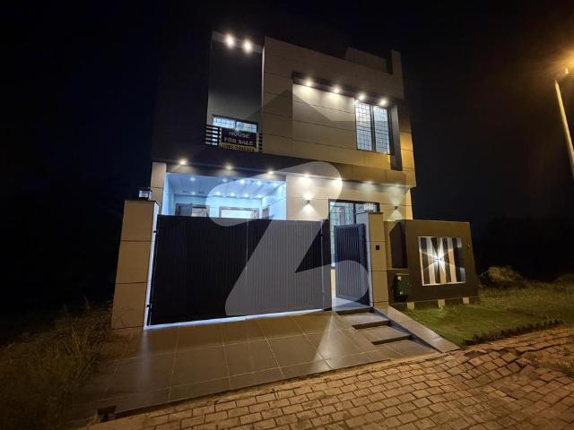 5 Marla Ultra Advance Modern Smart Features Designer Brand New House Available For Sale Meeting With Direct Owner Bahria Town Jinnah Extension Block