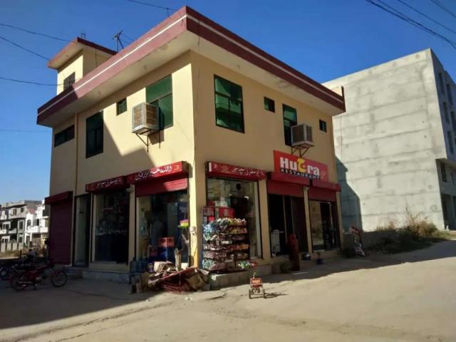 5 marla 2 floor commercial plaza 2 way road. Near comsat university Islamabad Capital Smart City ID 12385