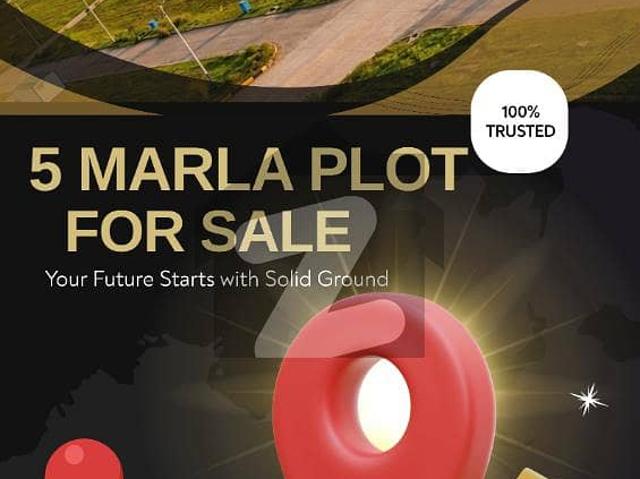 5 Marla 3 Side Corner Plot for Sale in DHA Valley Park Facing | Possession Ready | Balloted