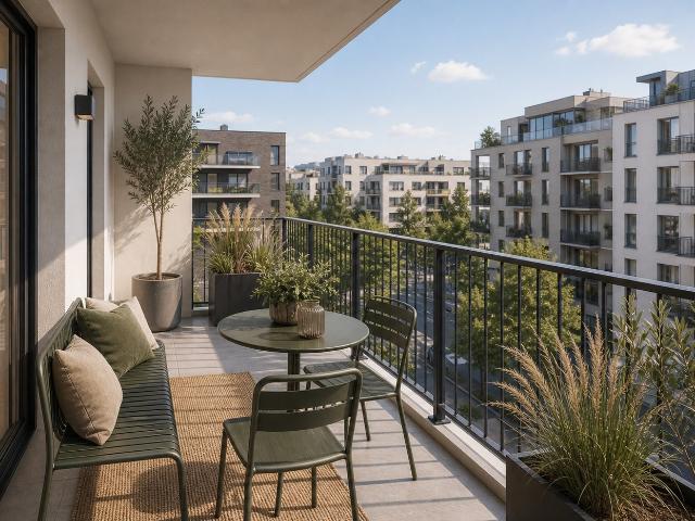 5 Min de la gare, avec un grand extérieur 3 pièces, 68 m²