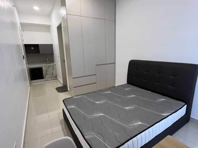 5 mins walk to MRT  10 mins to MyTown Fully furnished with Built in Cabinet Studio at Trion 2